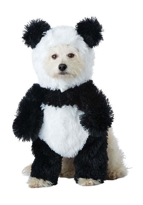 Panda Costume for a Dog