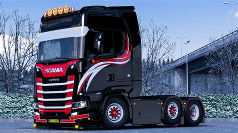 WF Truckstyling Skin für SCania S v1.0 ETS2 - ETS2 / ATS Mod