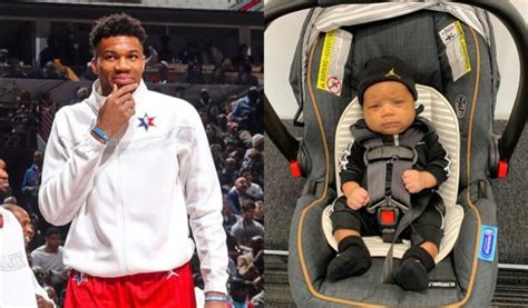 Giannis Antetokounmpo Wife And Son - Draw-leg