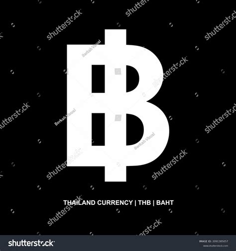 Thailand Currency Symbol Thai Baht Icon Stock Vector (Royalty Free ...