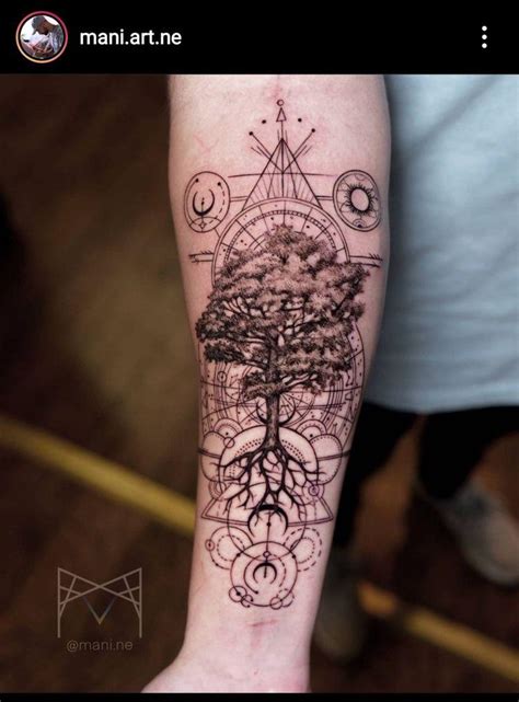 Tree Of Life Symbol Kabbalah Tattoo