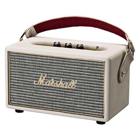 Marshall Kilburn Portable Bluetooth Speaker, Cream at Gear4music