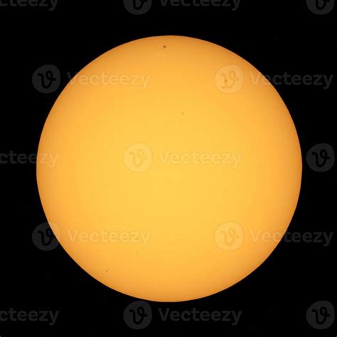 Sun with sunspots seen with telescope 3336172 Stock Photo at Vecteezy