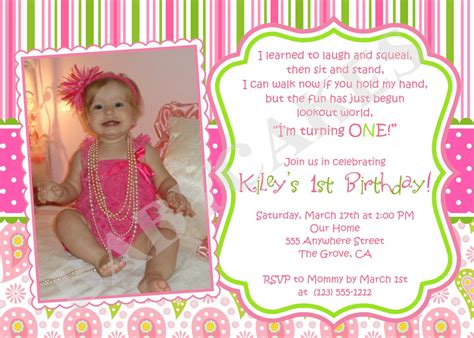 First Birthday Invitation Wording Ideas – Bagvania FREE Printable Invitation Template