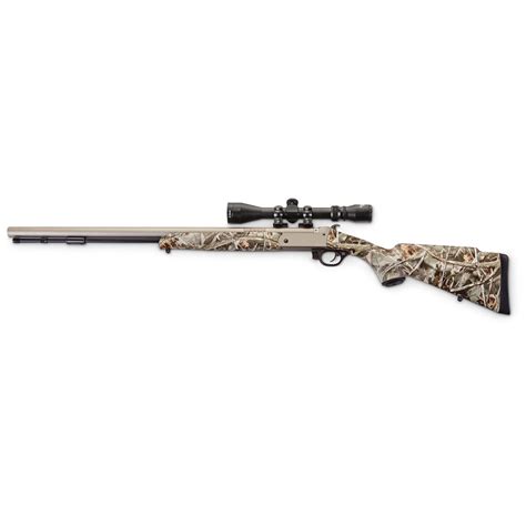 Traditions Pursuit LT Accelerator .50 cal. Break-open Muzzleloader Rifle - 643388, Black Powder ...