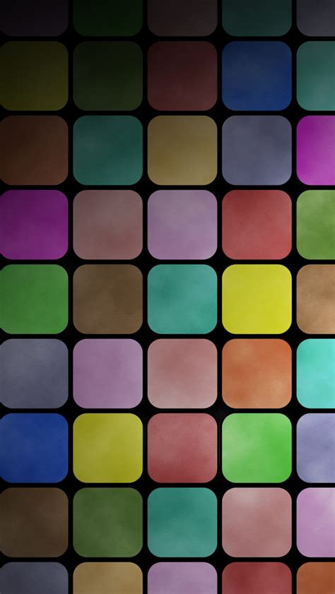 Colorful Rounded squares iPhone Wallpapers Free Download