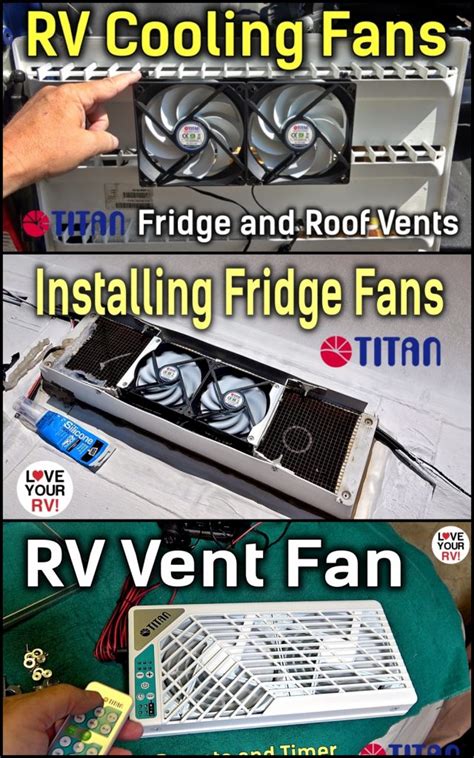 Installing 12V RV Fridge and Vent Cooling Fans from Titan