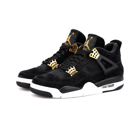 Air Jordan 4 Retro 'Royalty' (Black/Metallic Gold-White) – amongst few