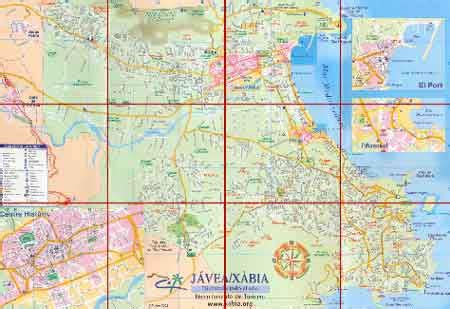 Javea Map - Xabia