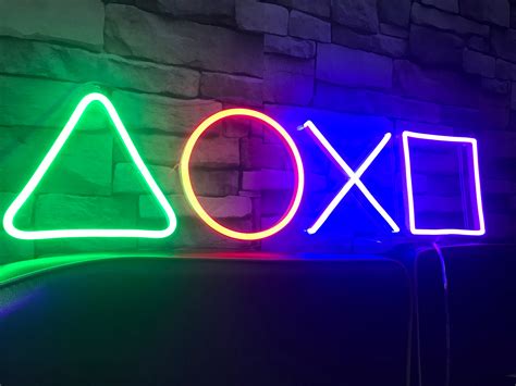 Playstation LED Neon Sign Custom Neon Light Flex Led Neon | Etsy