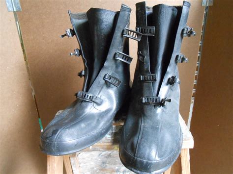 1960's Men's Galoshes with Buckles