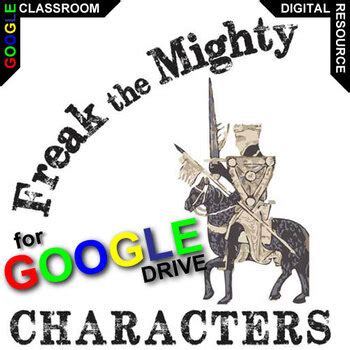 FREAK THE MIGHTY Characters Analyzer (Created for Digital) | TpT