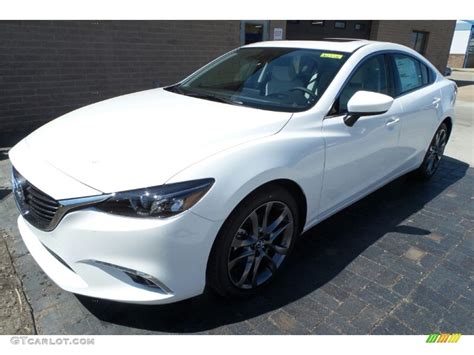 2016 Snowflake White Pearl Mica Mazda Mazda6 Grand Touring #103398640 Photo #4 | GTCarLot.com ...