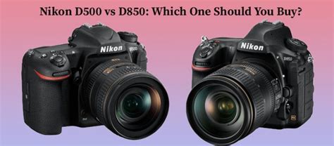 Nikon D500 vs D850: Which One Should You Buy?