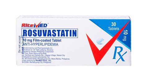 Cholesterol | RM ROSUVASTATIN 10MG | RiteMED