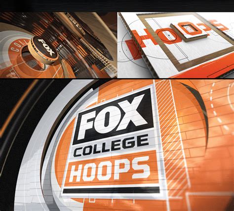 FOX Sports College Hoops 2017 On Air Package on Behance | Fox sports, College hoops, Motion design