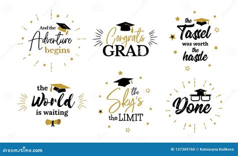 Motivational Inspirational Graduation Cap Quotes - lrjourneay