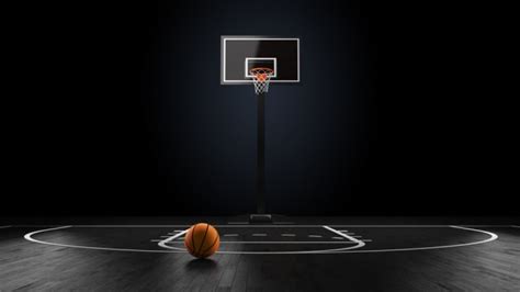 Basketball Court Wallpaper Wall Mural