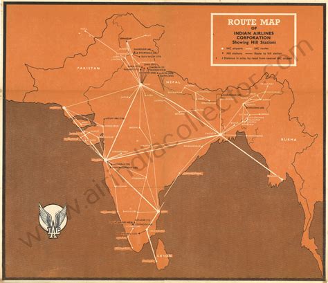 Route Map - Air-India Collector