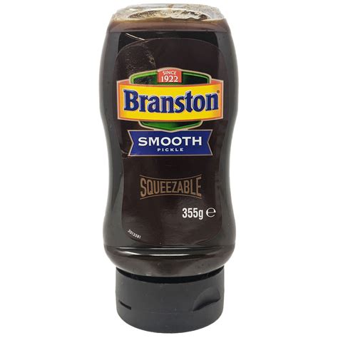 Branston Smooth Pickle Squeezable Bottle 355g – Blighty's British Store