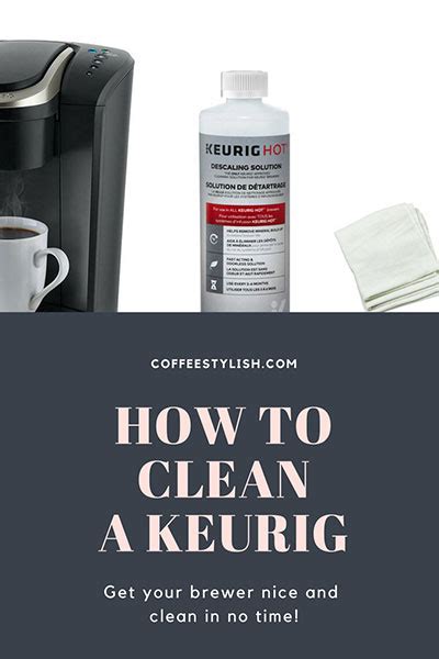 HOW TO CLEAN A KEURIG + MONTHLY CLEANING ROUTINE