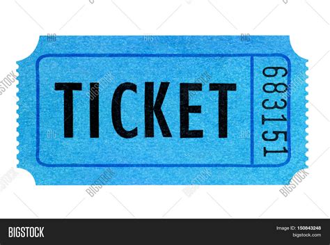 Blue Raffle Ticket Image & Photo (Free Trial) | Bigstock