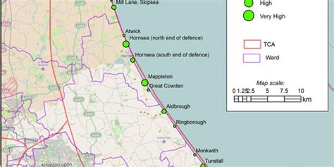 England's east coast erosion risk assessment in GIS | Projects | Idea ...