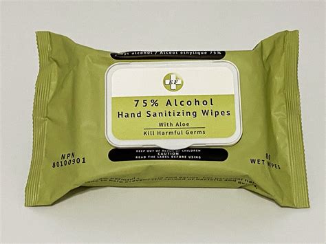 Anti-bacterial wipes with 75% alcohol (80 wipes)