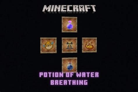 How To Make A Water Breathing Potion In Minecraft