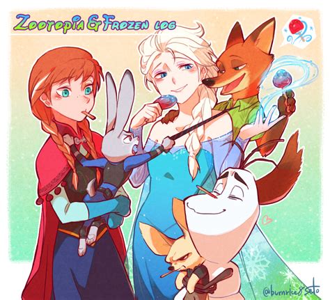 Art of the Day #390: Zootopia X Frozen – Zootopia News Network