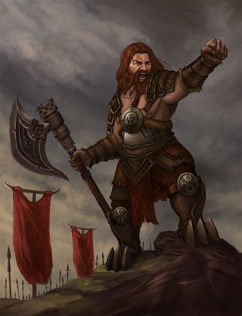 Character Illustration - Dwarf King by leonwoon on DeviantArt