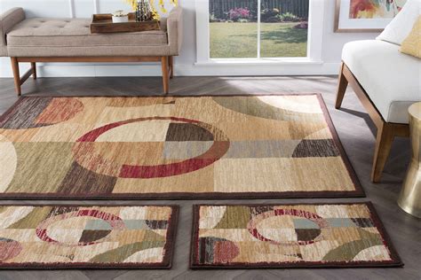 Tayse Rugs Elegance Kelsey Multi-Color Area Rug Set | TAELG5110SET