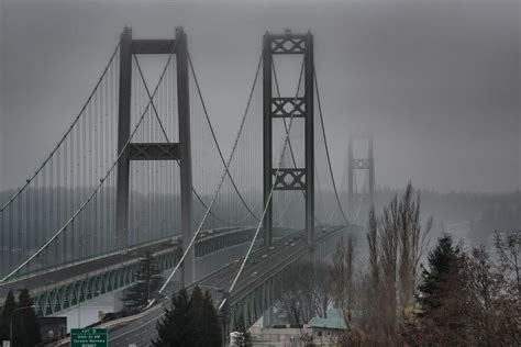 Narrows Bridge and Galloping Gertie by arnaudperret on DeviantArt