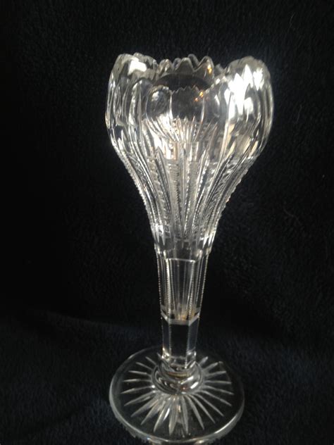 American Brilliant Cut Glass Vase (Unsual shape) | Collectors Weekly