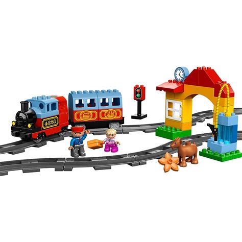 Rialzo Rimorchio LEGO Duplo Rosso Padiglione Cabina Ferrovia Di 10507 ...