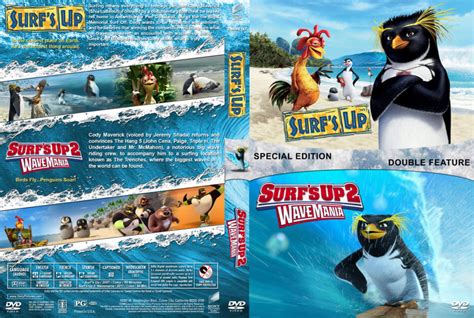 Surf's Up Double Feature dvd cover (2007-2017) R1 Custom V2