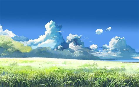 Anime Grass Field Wallpapers - Wallpaper Cave