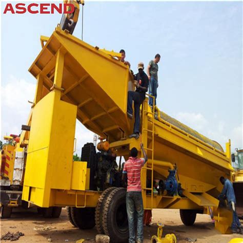 China OEM/ODM Manufacturer Alluvial Gold Concentrator - Portabel Alluvial Placer Gold Washing ...