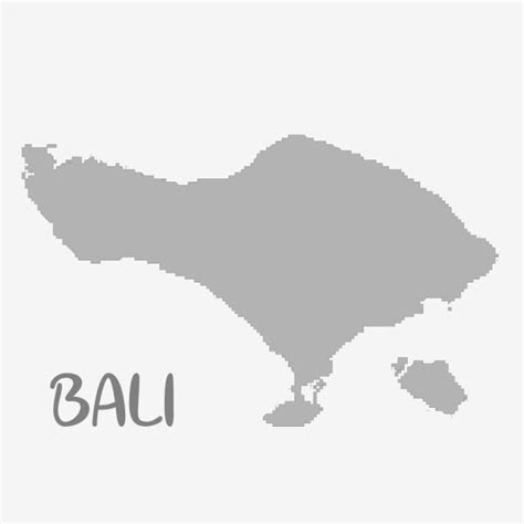 Bali Indonesia Vector PNG Images, High Quality Map Of Bali Is A ...