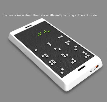 Universal Phone Is Especially Designed for Blind People - Tuvie Design