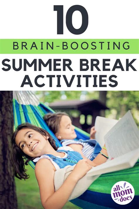 Activities to Keep Your Child’s Brain Active During Summer Break | allmomdoes