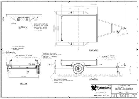 Box Trailer Plans | Box trailer, Trailer plans, Tiny house trailer