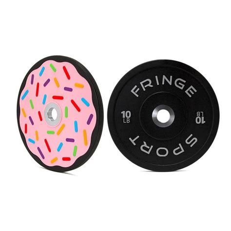 10lb Donut Bumper Plate (Pair) by Fringe Sport