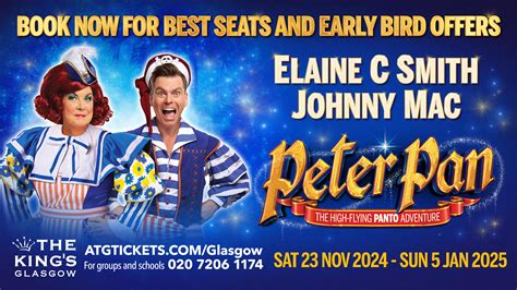 Peter Pan Tickets | King's Theatre, Glasgow in Glasgow | ATG Tickets