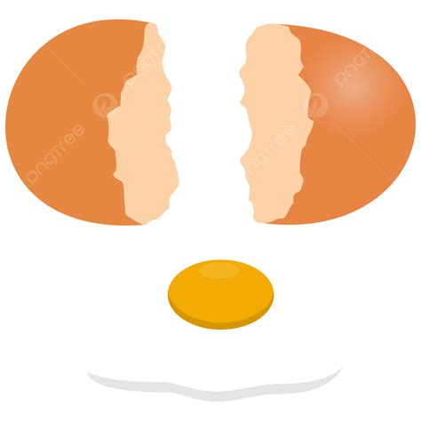 Broken Egg Vector Clipart, Broken Egg, Egg Vector, Egg PNG and Vector with Transparent ...