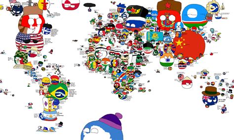 Official Polandball World Map 2017 : polandball