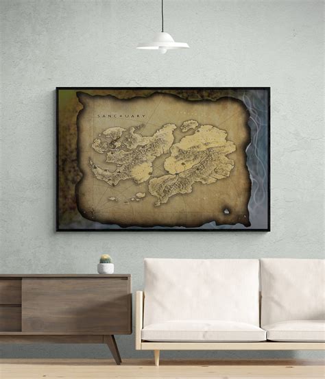 Diablo Map the World of Sanctuary Poster - Etsy Canada