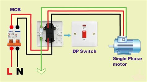 on video DP Switch | Double Pole Switch Wiring | DP Switch Connection ...