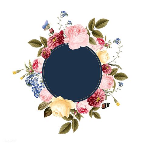 Floral Logo Template Blank - HannahkruwTodd