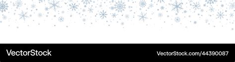 Snowflakes blue frame luxury christmas garland Vector Image